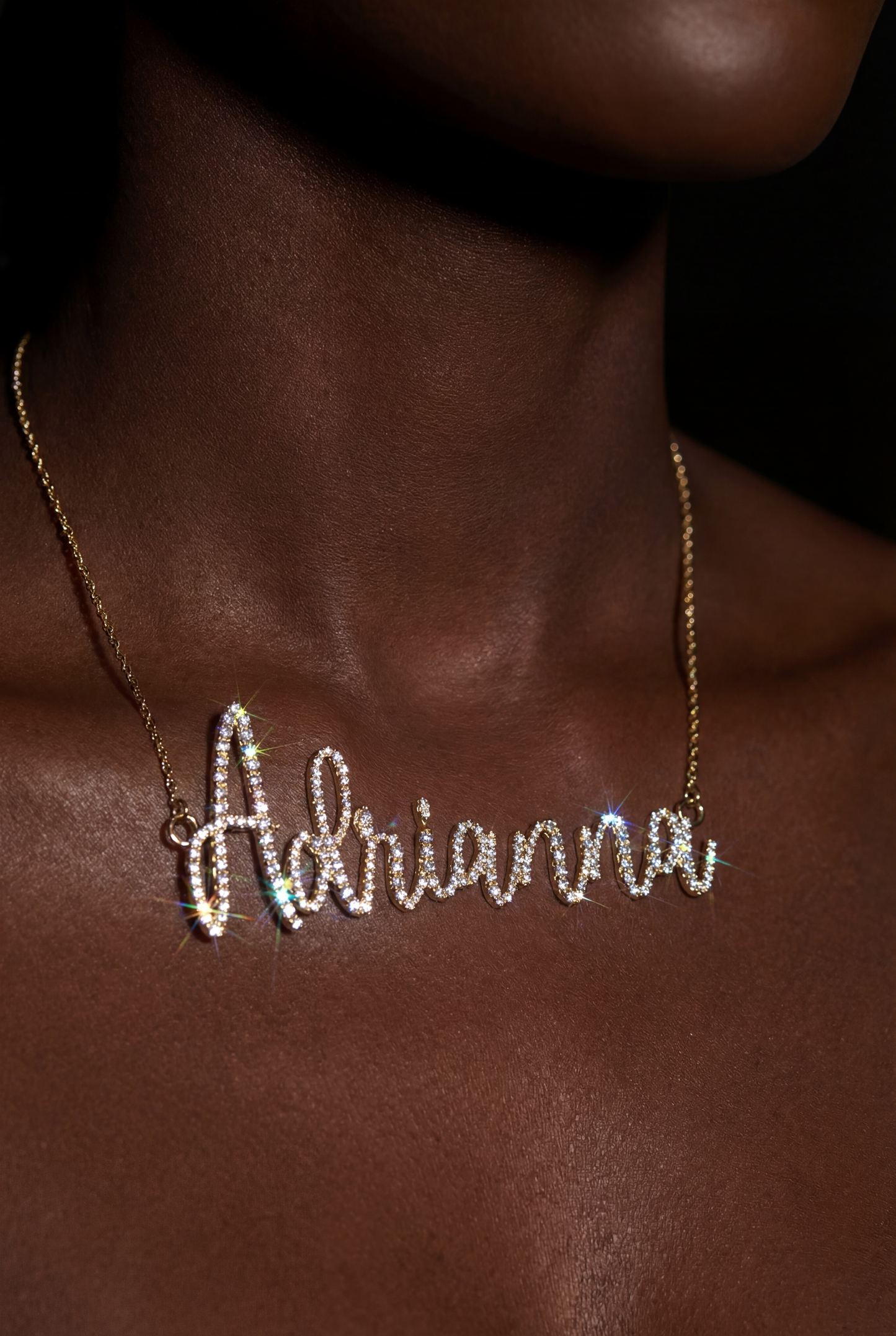 Personalized Diamond Name Pendant in Solid Gold – Luxury Custom Jewelry